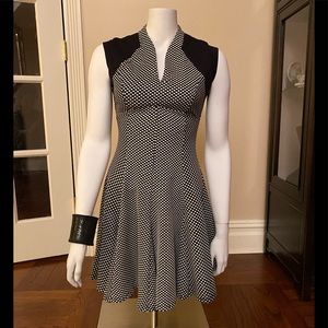 Decided Black & White Dress